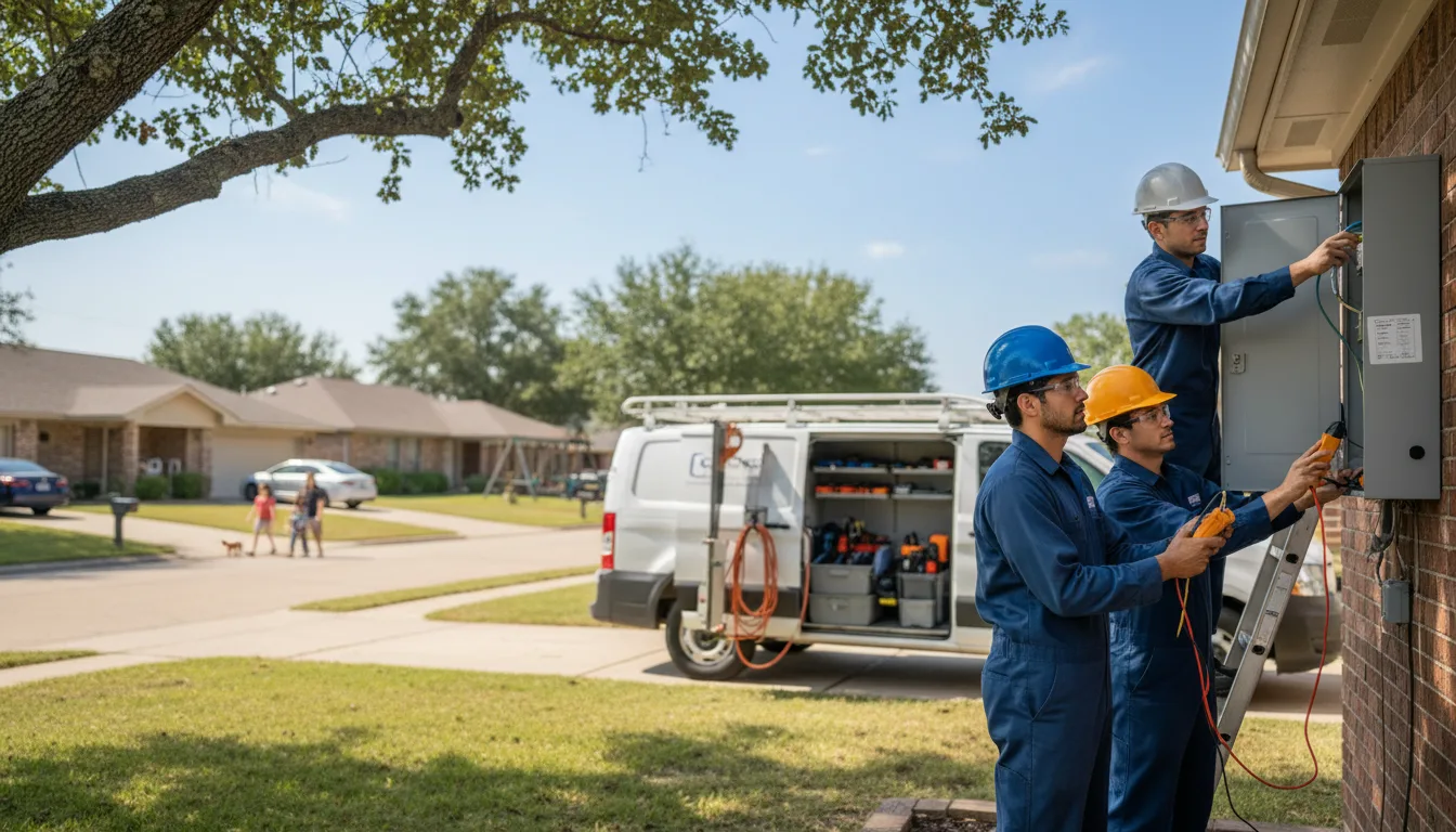 Certified electrician providing emergency electrical services in Mapleton, ND